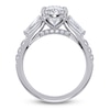 Thumbnail Image 4 of Certified Oval-Cut Lab-Grown Diamond Engagement Ring 3-3/4 ct tw 14K White Gold