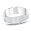 Thumbnail Image 1 of Men's Polished Wedding Band 14K White Gold 7mm