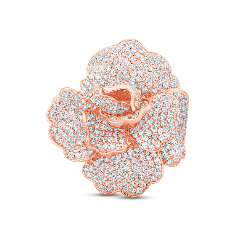 Main Image 3 of Pnina Tornai Diamond Rose Ring 2 ct tw Round 14K Rose Gold