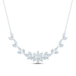 Pnina Tornai Diamond Necklace 1/2 ct tw Round 14K White Gold