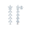 Pnina Tornai Diamond Drop Earrings 1/2 ct tw Round 14K White Gold