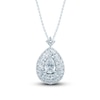 Thumbnail Image 1 of Pnina Tornai Diamond Necklace 5/8 ct tw Pear-shaped/Round/Marquise 14K White Gold