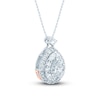 Thumbnail Image 1 of Pnina Tornai Diamond Necklace 5/8 ct tw Pear-shaped/Round/Marquise 14K White Gold