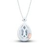 Thumbnail Image 4 of Pnina Tornai Diamond Necklace 5/8 ct tw Pear-shaped/Round/Marquise 14K White Gold