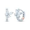 Thumbnail Image 1 of Pnina Tornai Diamond Butterfly Hoop Earrings 5/8 ct tw Pear/Marquise/ Round 14K White Gold