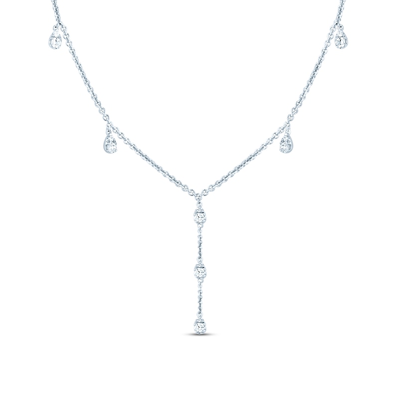 Main Image 1 of Pnina Tornai Diamond Necklace 1-1/2 ct tw Round 14K White Gold