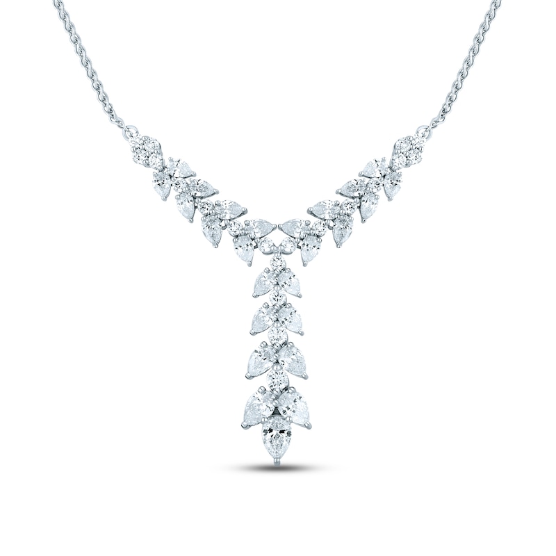 Main Image 1 of Pnina Tornai Diamond Necklace 2 ct tw Pear/Round 14K White Gold
