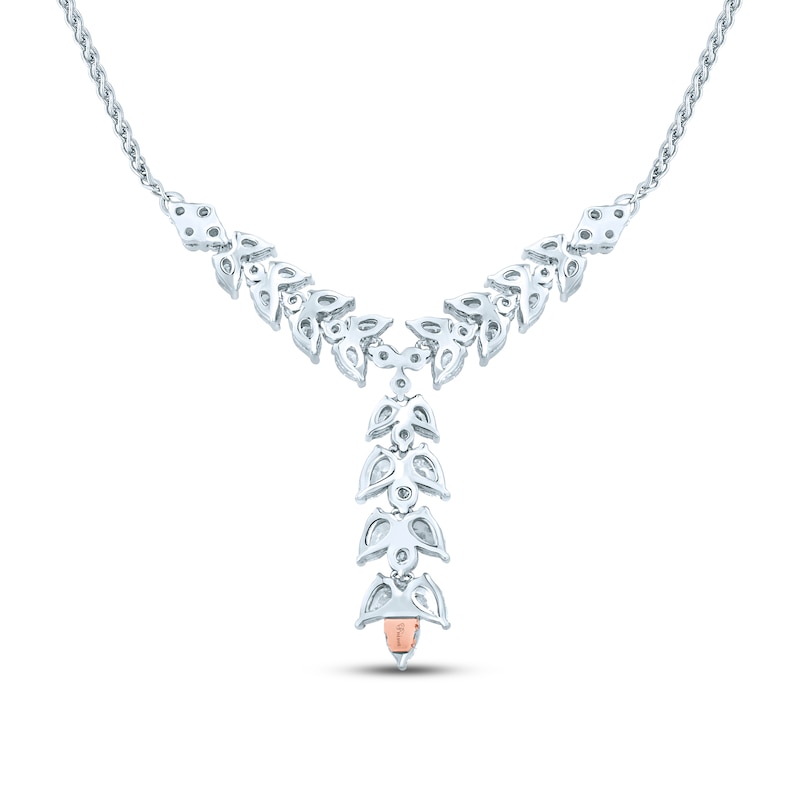 Main Image 4 of Pnina Tornai Diamond Necklace 2 ct tw Pear/Round 14K White Gold