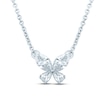 Thumbnail Image 1 of Pnina Tornai Diamond Butterfly Necklace 3/8 ct tw Pear/Marquise/Round 14K White Gold 18"