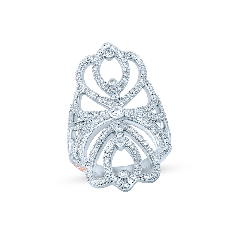 Main Image 1 of Pnina Tornai Diamond Ring 1-1/8 ct tw Round 14K White Gold
