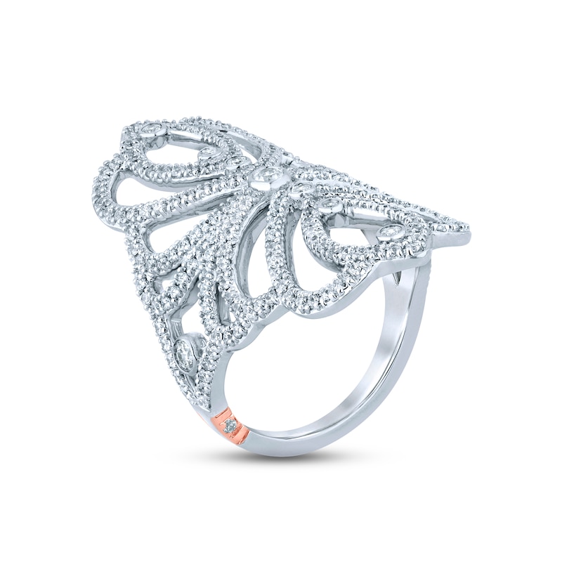 Main Image 2 of Pnina Tornai Diamond Ring 1-1/8 ct tw Round 14K White Gold