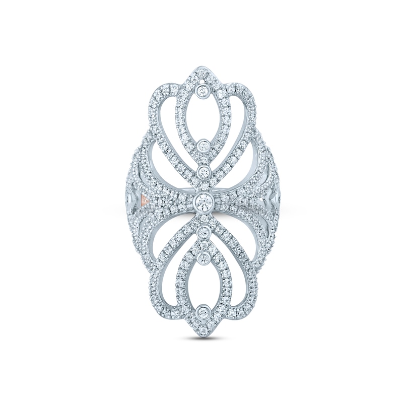 Main Image 3 of Pnina Tornai Diamond Ring 1-1/8 ct tw Round 14K White Gold