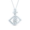Thumbnail Image 2 of Pnina Tornai Diamond Eye Necklace 1/2 ct tw Round 14K White Gold