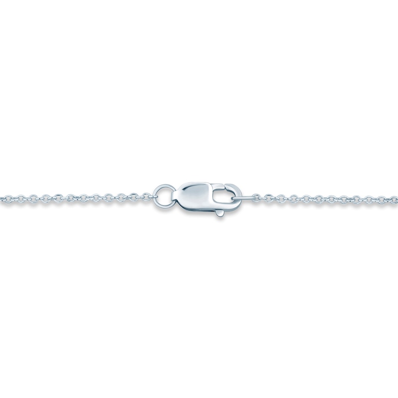 Main Image 3 of Pnina Tornai Diamond Eye Necklace 1/2 ct tw Round 14K White Gold