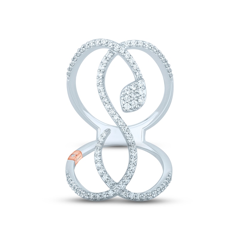 Main Image 3 of Pnina Tornai Diamond Ring 5/8 ct tw Round 14K White Gold