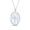 Pnina Tornai Diamond BLESSED Necklace 1 ct tw Round 14K White Gold