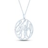 Pnina Tornai Diamond BLESSED Necklace 1 ct tw Round 14K White Gold