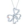 Pnina Tornai Diamond Butterfly Necklace 7/8 ct tw Round 14K White Gold