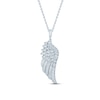Thumbnail Image 1 of Pnina Tornai Diamond Wing Necklace 3/8 ct tw Round 14K White Gold