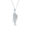 Thumbnail Image 1 of Pnina Tornai Diamond Wing Necklace 3/8 ct tw Round 14K White Gold