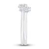 Thumbnail Image 2 of Diamond Bridal Set 5/8 ct tw Oval/Round 14K White Gold