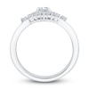 Thumbnail Image 3 of Diamond Bridal Set 5/8 ct tw Oval/Round 14K White Gold