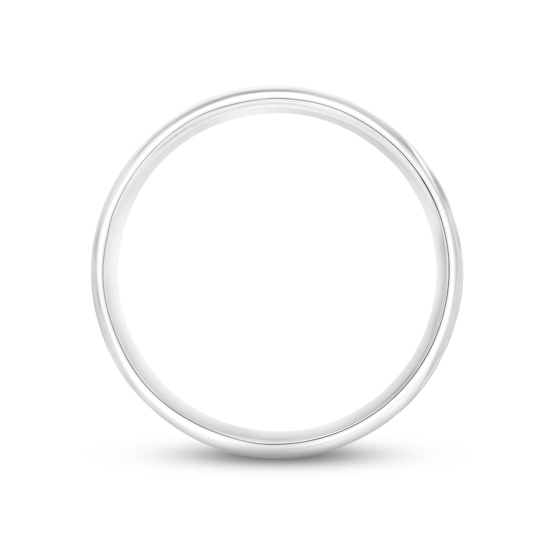 Main Image 3 of Polished Wedding Band 14K White Gold 5.0mm