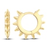 Thumbnail Image 1 of Polished Spike Huggie Earrings 14K Yellow Gold 10mm