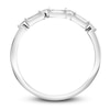 Thumbnail Image 3 of Diamond Anniversary Band 1/5 ct tw Baguette/Round 14K White Gold
