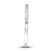 Thumbnail Image 4 of Diamond Anniversary Band 1/5 ct tw Baguette/Round 14K White Gold