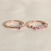 Thumbnail Image 4 of Juliette Maison Natural Peridot & Natural Aquamarine Ring 10K Yellow Gold