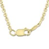 Thumbnail Image 5 of Diamond Pendant Necklace 3/8 ct tw Oval/Baguette/Round 10K Yellow Gold 18"