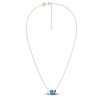 Thumbnail Image 2 of Juliette Maison Natural Multi-Gemstone Pendant Necklace 10K Yellow Gold 18"