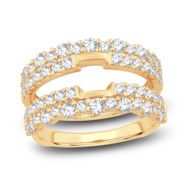 Lab-Grown Diamond Enhancer Band 1-1/2 ct tw Round 14K Yellow Gold