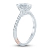 Thumbnail Image 1 of Pnina Tornai Diamond Engagement Ring 2-3/4 ct tw Pear/Round 14K White Gold