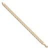 Thumbnail Image 2 of Men's High-Polish Solid Link Chain Bracelet 14K Yellow Gold 8.75"