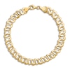 Thumbnail Image 4 of Men's High-Polish Solid Link Chain Bracelet 14K Yellow Gold 8.75"