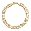 Thumbnail Image 3 of Men's High-Polish Solid Link Chain Bracelet 14K Yellow Gold 8.75"