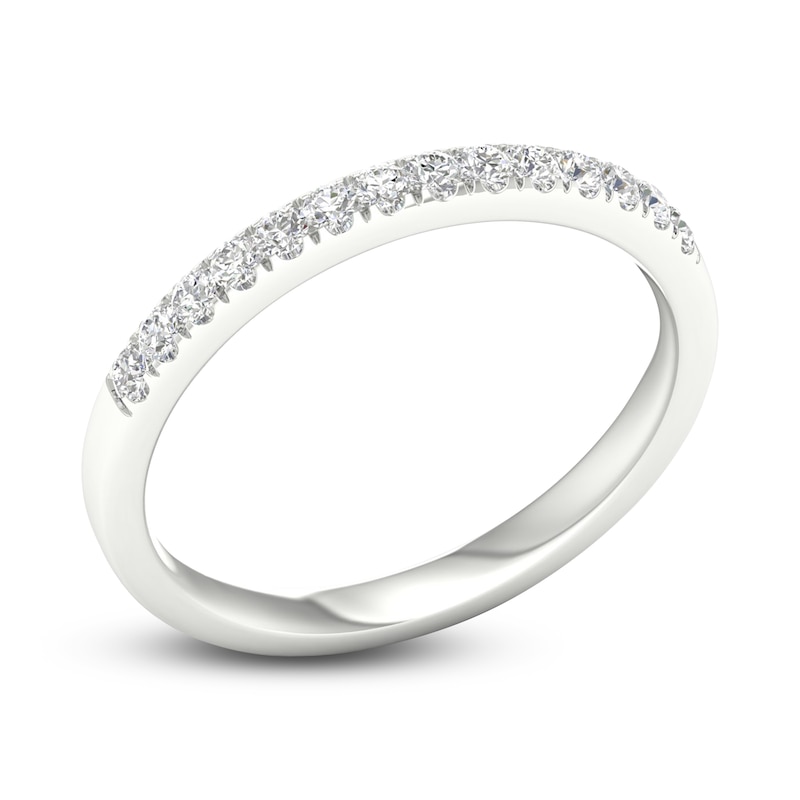 Main Image 2 of Diamond Wedding Band 1/4 ct tw Round 14K White Gold