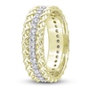 Thumbnail Image 2 of Y-Knot Diamond Eternity Band 1/2 ct tw Round 14K Yellow Gold