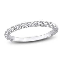 Y-Knot Wedding Band 14K White Gold 2.1mm