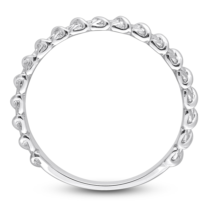 Main Image 3 of Y-Knot Wedding Band 14K White Gold 2.1mm