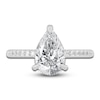 Thumbnail Image 3 of Lab-Grown Diamond Engagement Ring 2-1/4 ct tw Pear/Round 14K White Gold