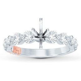 Pnina Tornai Diamond Engagement Ring Setting 1 ct tw Round 14K White Gold