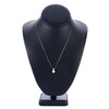 Thumbnail Image 4 of Freshwater Cultured Pearl Pendant Necklace 1/20 ct tw Diamonds 14K Yellow Gold  18"