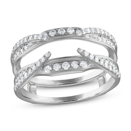 Diamond Anniversary Enhancer Band 1/2 ct tw Round 14K White Gold