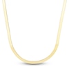 Thumbnail Image 1 of Solid Herringbone Chain Necklace 14K Yellow Gold 16" 6.0mm