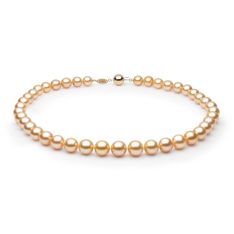 Main Image 1 of Yoko London Golden South Sea Cultured Pearl Necklace 18K Yellow Gold 18"