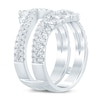 Thumbnail Image 2 of Diamond Anniversary Enhancer Band 1-1/2 ct tw Round/Marquise 14K White Gold
