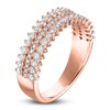 Thumbnail Image 2 of Diamond Multi-Row Anniversary Band 3/4 ct tw 14K Rose Gold